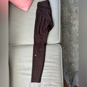 lululemon athletica Dark Brown Leggings